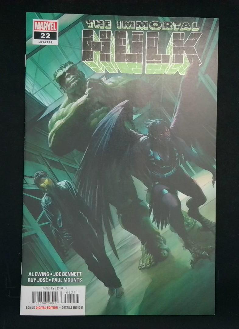 Immortal Hulk #22, NM Alex Ross Cover, Marvel, 2019