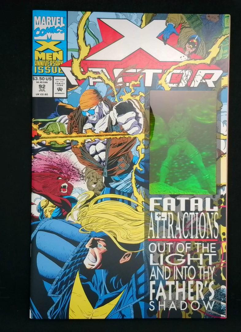 X-Factor #92, NM+ Hologram Cvr, Marvel, 1993
