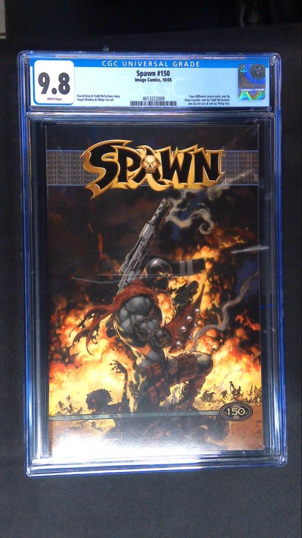 Spawn #150, CGC 9.8, Philip Tan Cover Image, 2005