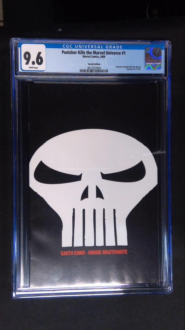 Punisher Kills the Marvel Universe #1, Skull Variant, CGC 9.6, Marvel, 2008