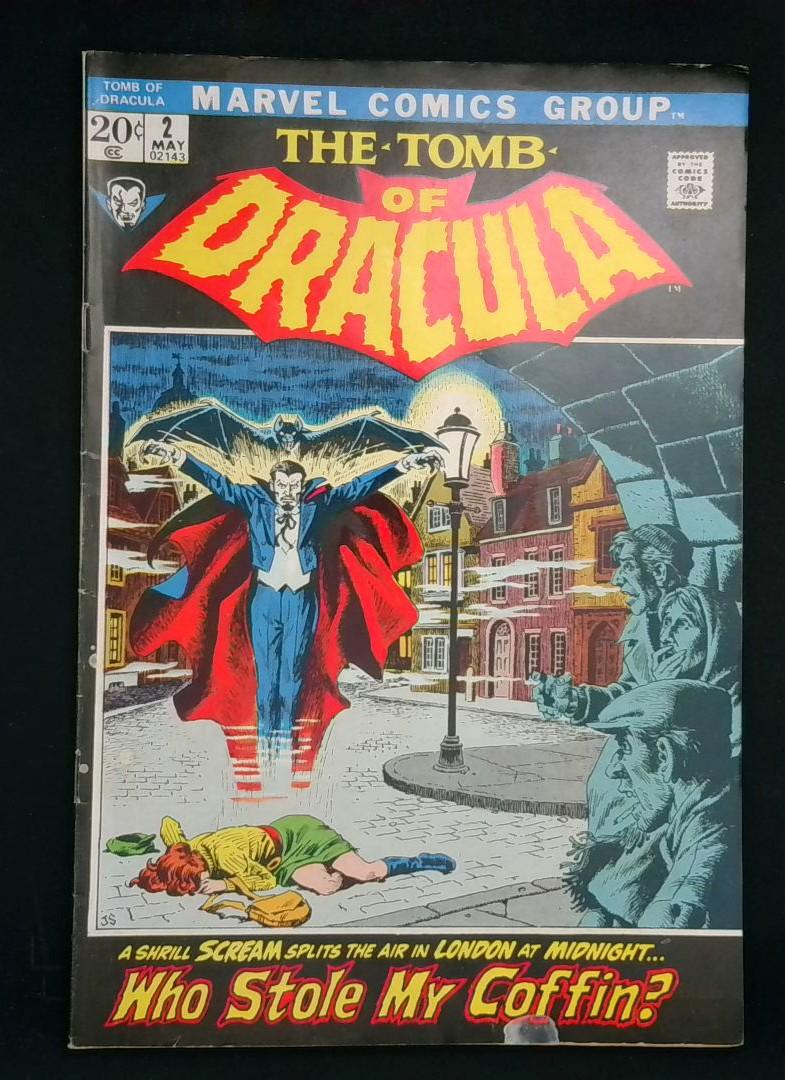 Tomb of Dracula #2, 2nd Appearance of Dracula, Marvel, 1972