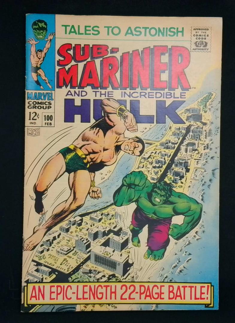 Tales to Astonish #100, FN/VF Marvel, 1968
