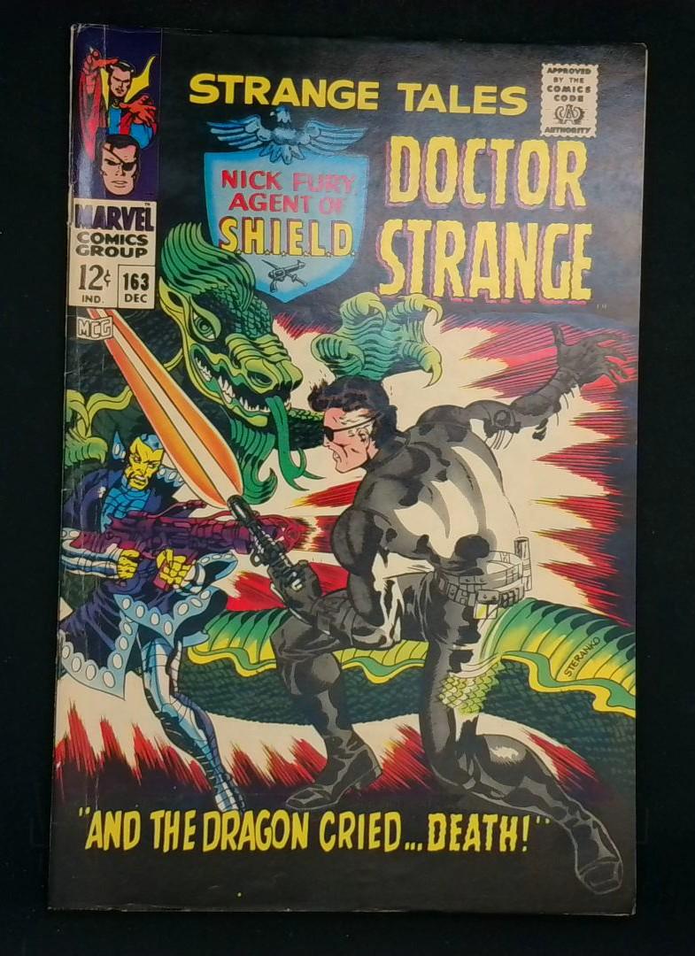Strange Tales #163, (Torn Page) Marvel, 1967