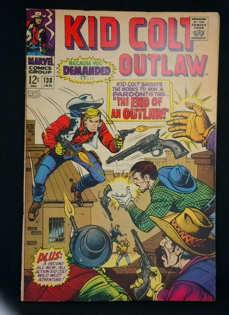 Kid Colt Outlaw #138, Marvel, 1969