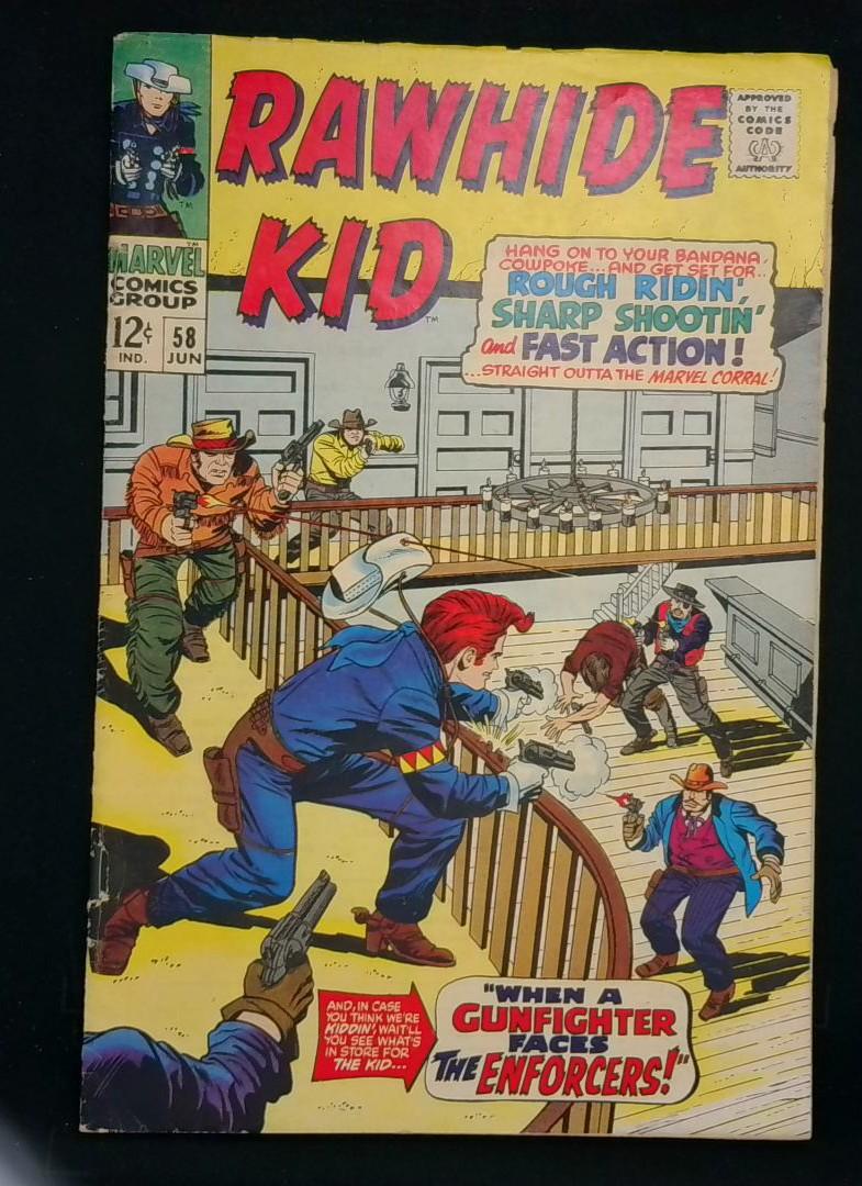 Rawhide Kid #58, Marvel Comics, 1967