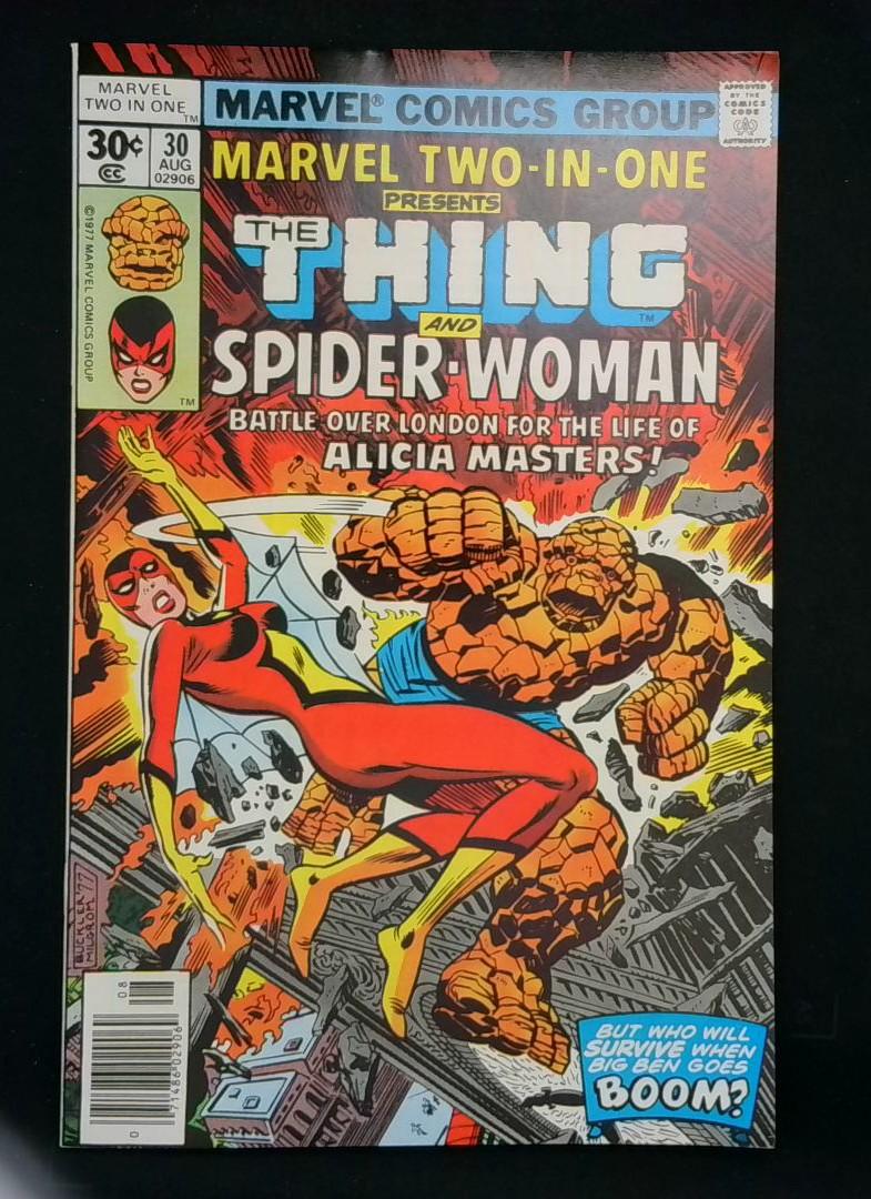 Marvel Two-In-One #30, VF- Early Spider-Woman, Marvel, 1977