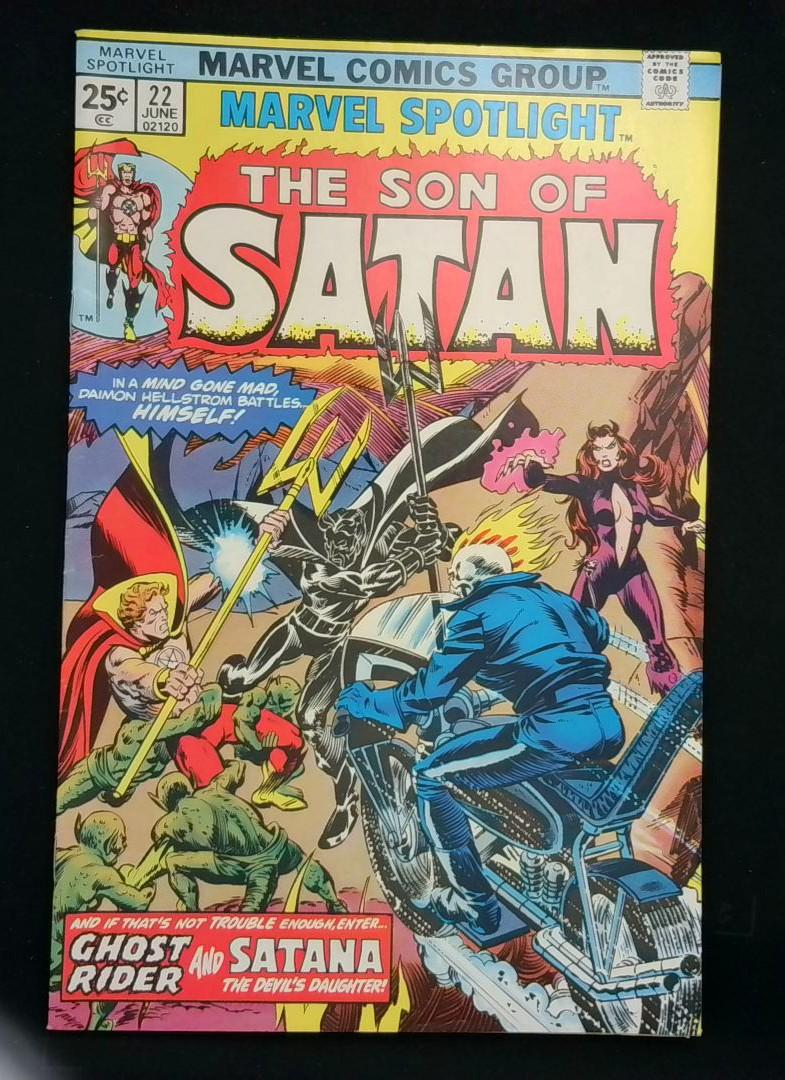 Marvel Spotlight #22, Ghost Rider, Satana, Marvel, 1975