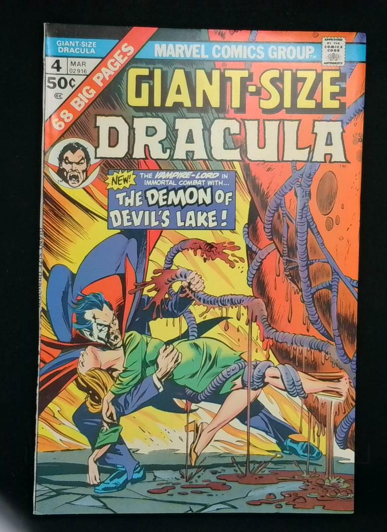 Giant-Size Dracula #4, NM- Beauty Marvel, 1975
