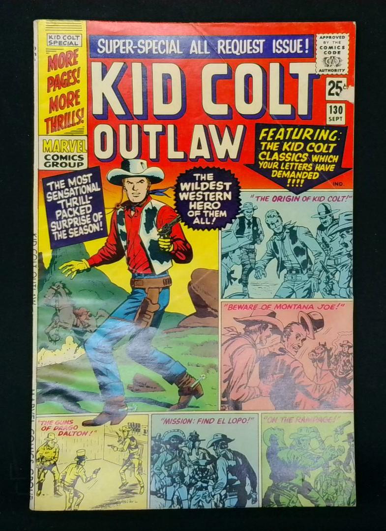 Kid Colt Outlaw #130, Marvel, 1974