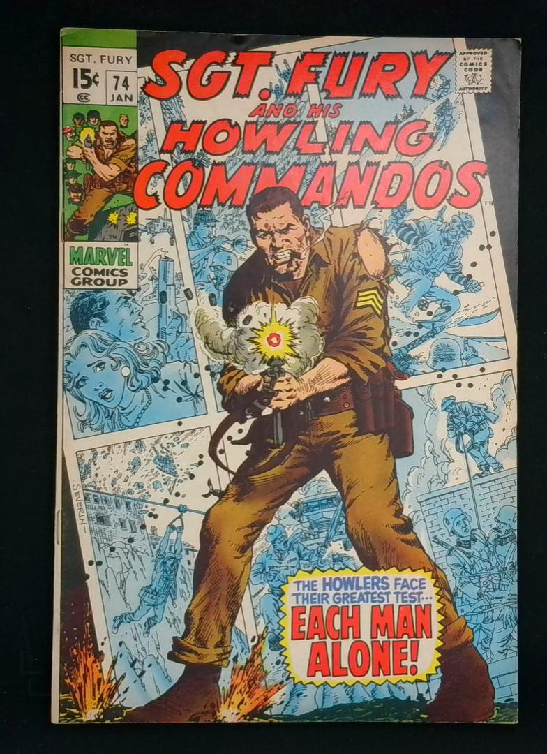 Sgt. Fury and His Howling Commandos #74, Marvel, 1970