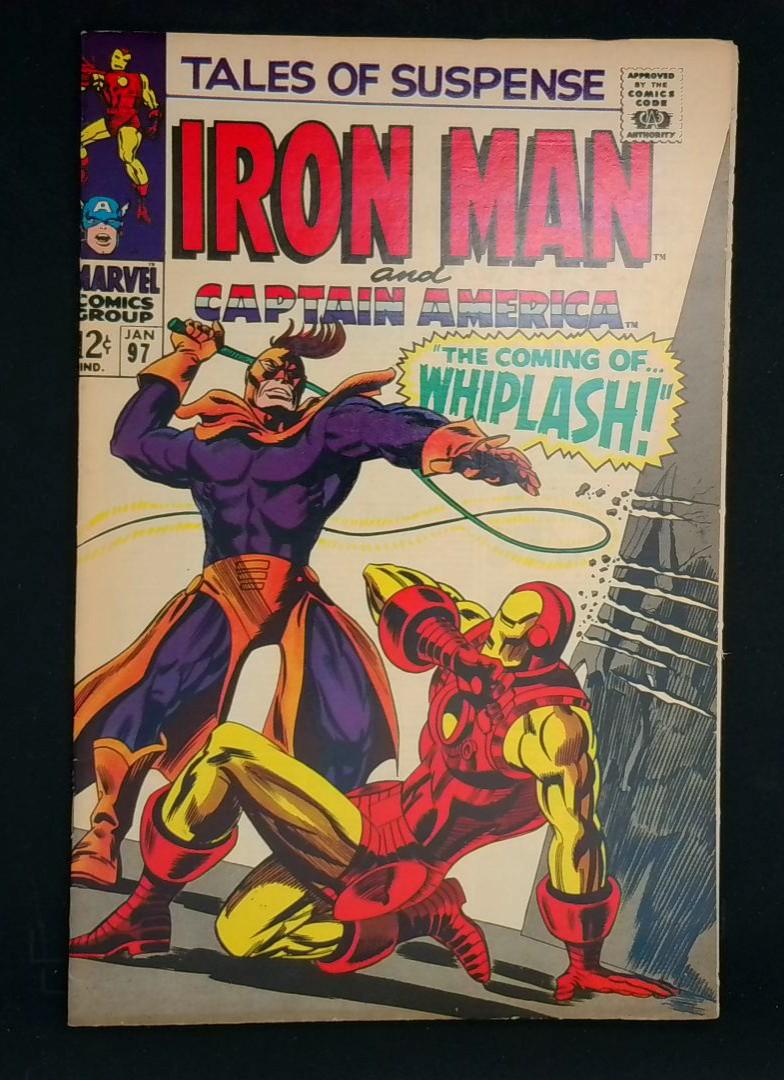 Tales of Suspense #97, FN+ 1st Whiplash, Marvel, 1968