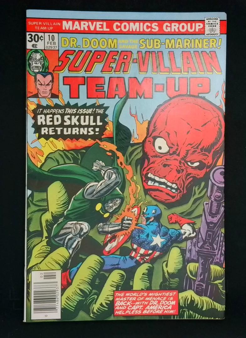 Super-Villain Team-Up #10, VF Marvel, 1977