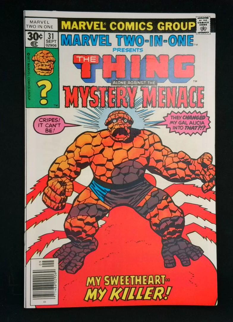 Marvel Two-in-One #31, VF Marvel Comics, 1977