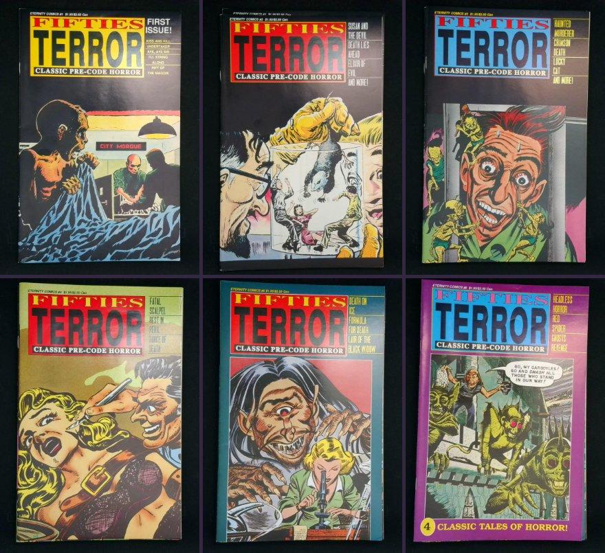 Fifties Terror #1-6 , HTF Set Eternity Comics