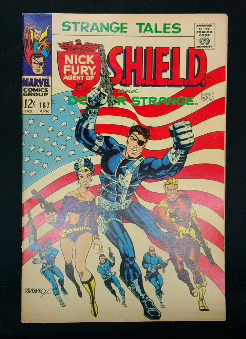 Strange Tales #167, 1st Contessa Cover Fn+ Marvel, 1968