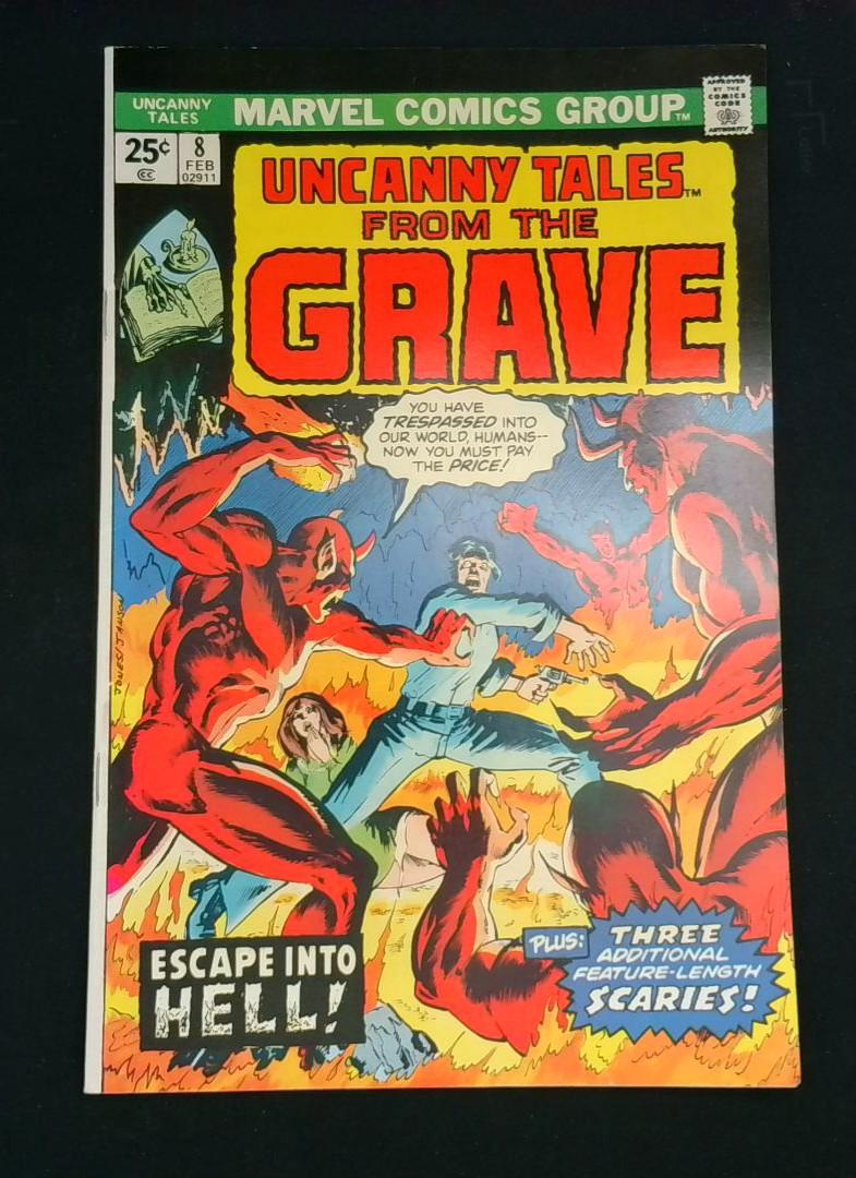 Uncanny Tales #8, Vf+ Marvel Comics, 1975