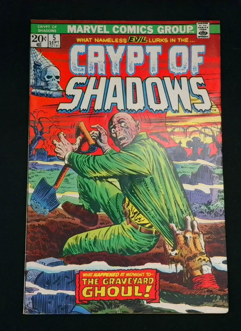 Crypt of Shadows #5, vg+ Marvel, 1973
