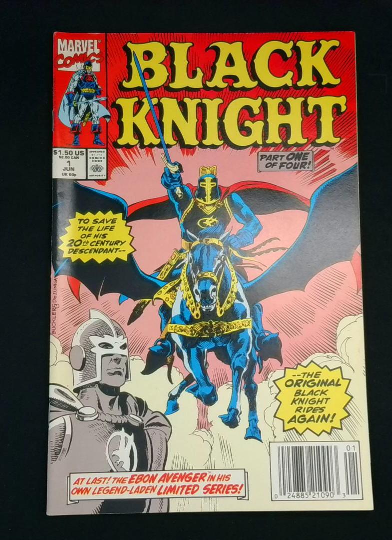 Black Knight #1, VF Newsstand, Marvel, 1990