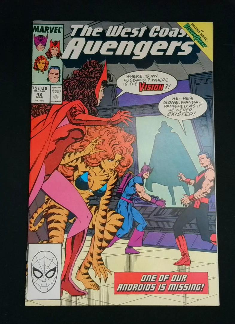 West Coast Avengers #42, NM 1st John Byrne Issue Marvel