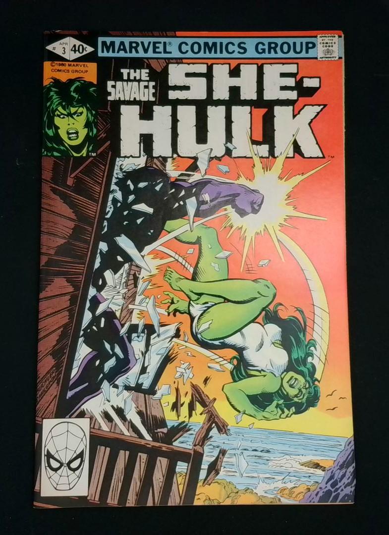 Savage She-Hulk #3, NM- 1st Weasel, Marvel, 1980