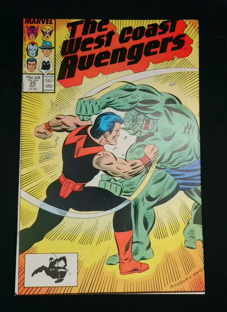 West Coast Avengers #25, VF+ Abomination, Marvel, 1987