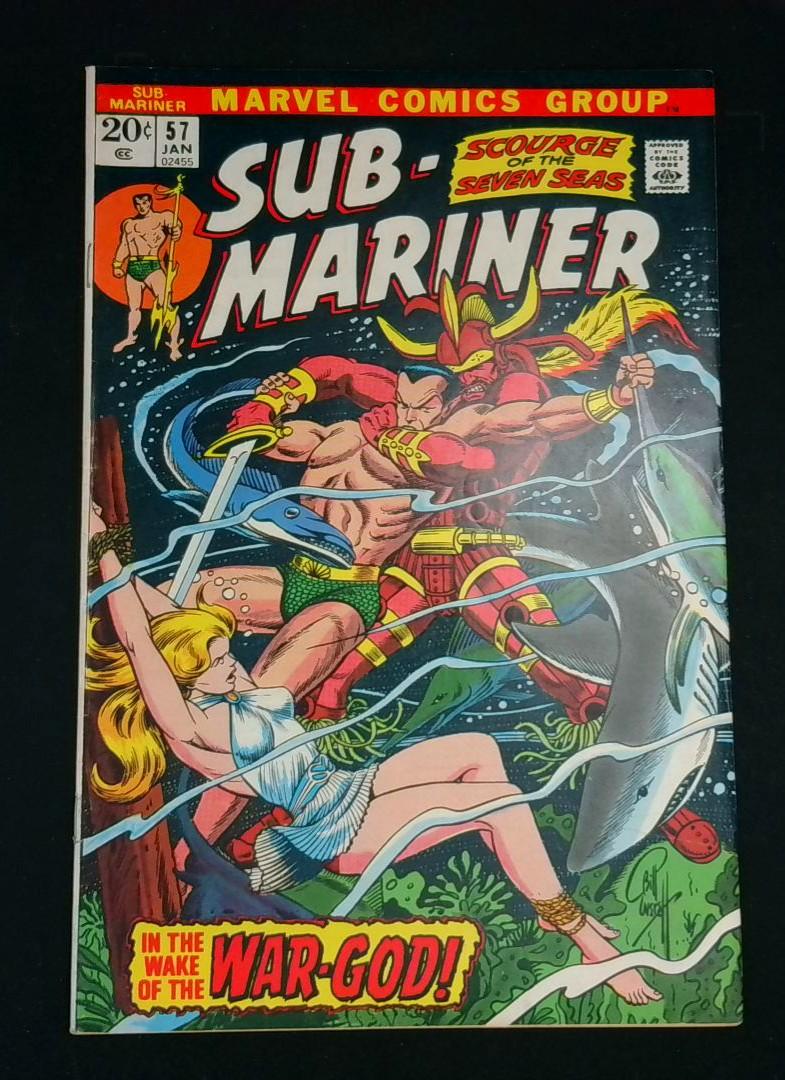 Sub-Mariner #57, FN- 1st Venus, Marvel, 1973 JR1