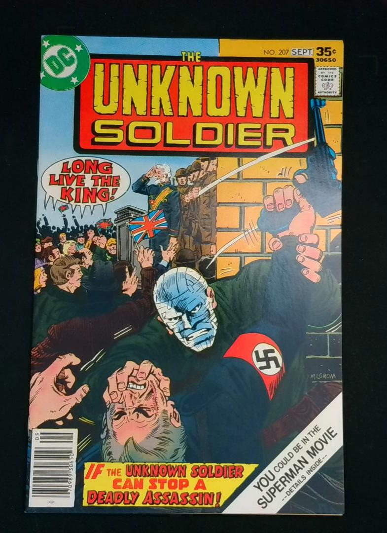 Unknown Soldier #207, VF+ DC Comics, 1977
