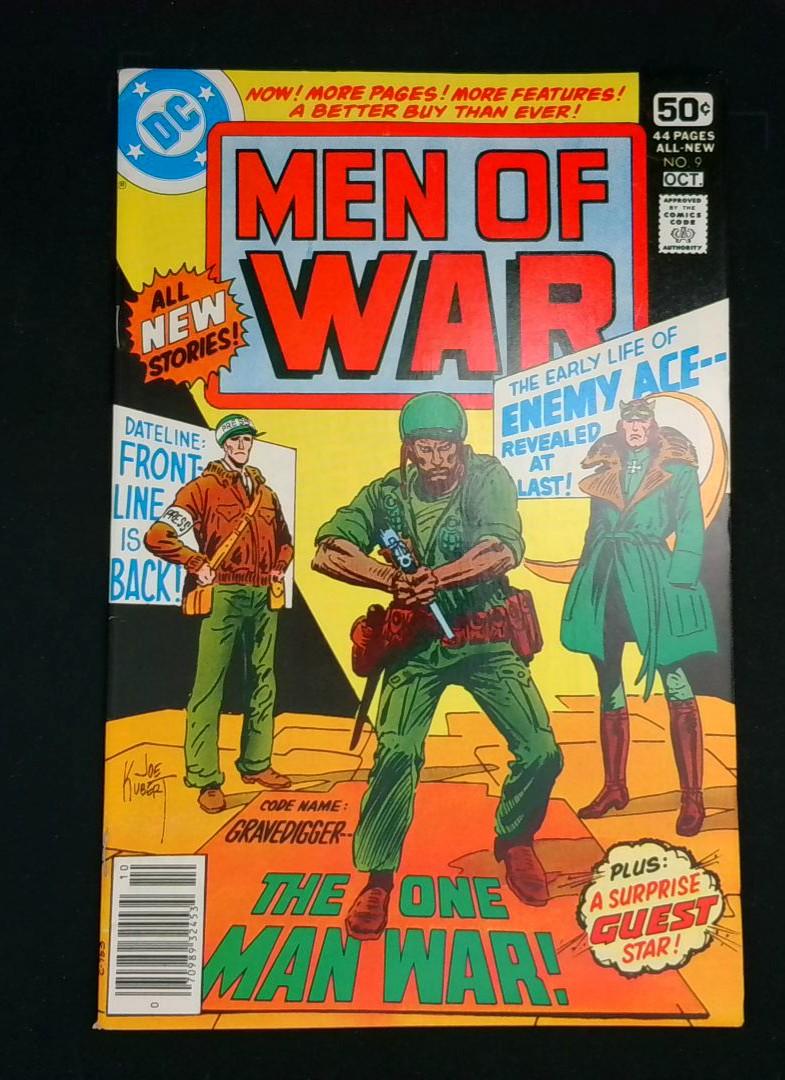 Men of War #9, VF+ Chaykin Cover, Enemy Ace,  DC, 1978
