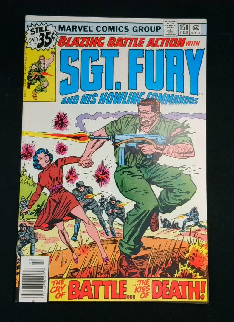Sgt. Fury and His Howling Commandos #150, VF+ Marvel, 1979