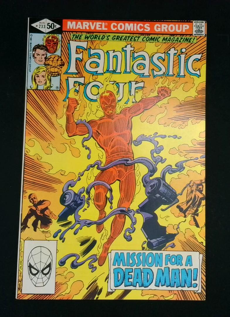 Fantastic Four #233,VF+ John Byrne Marvel, 1981