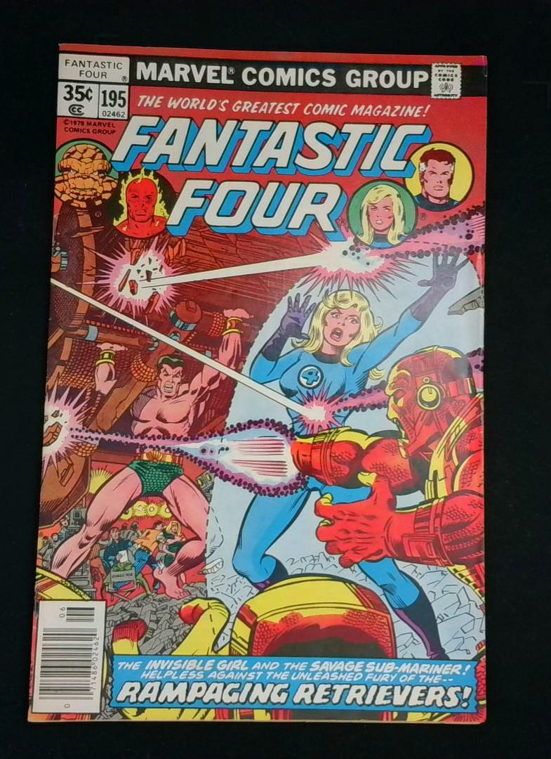 Fantastic Four #195, FN Marvel, 1978