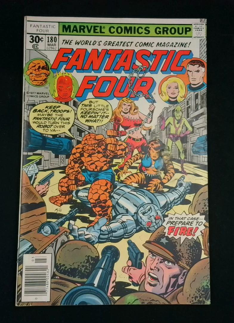 Fantastic Four #180, FN Marvel, 1977