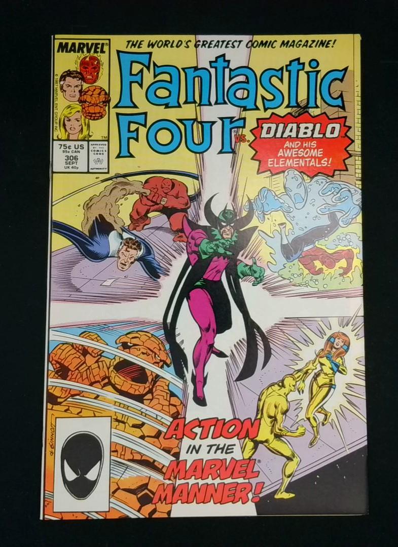 Fantastic Four #306, NM Marvel, 1987