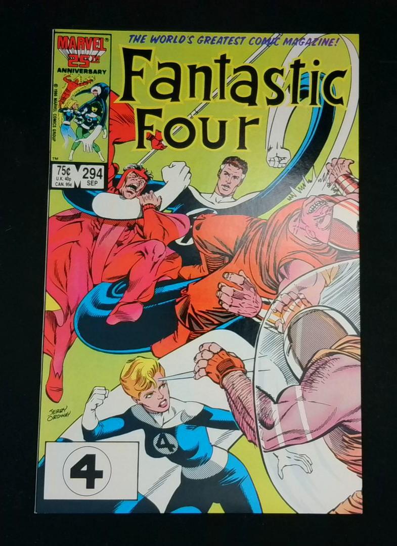 Fantastic Four #294, NM Marvel, 1986 Copy1