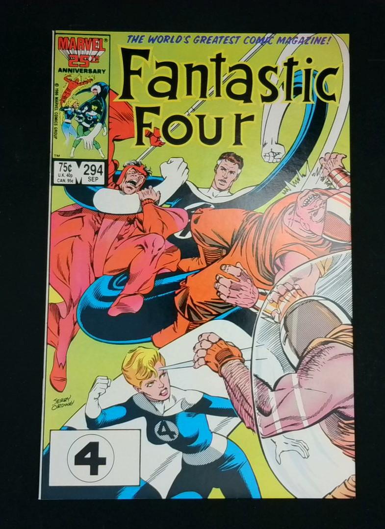 Fantastic Four #294, VF Marvel, 1986 Copy2