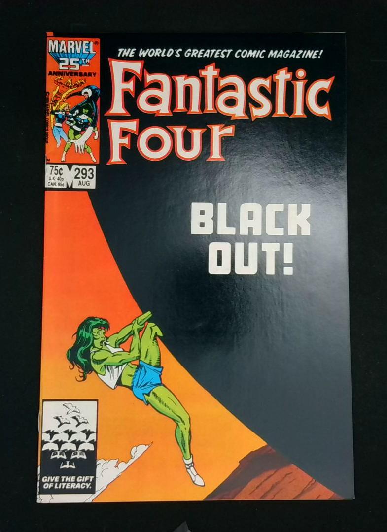 Fantastic Four #293, VF/NM John Byrne Marvel, 1986