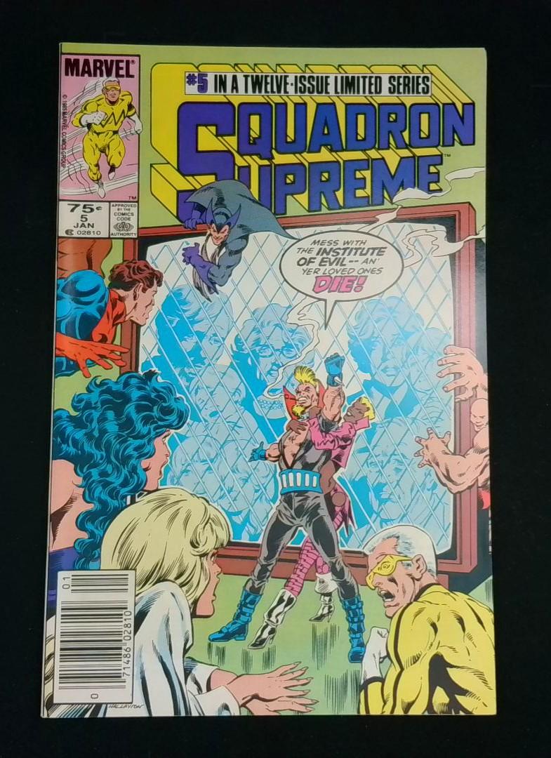 Squadron Supreme #5, NM Newsstand Marvel, 1985