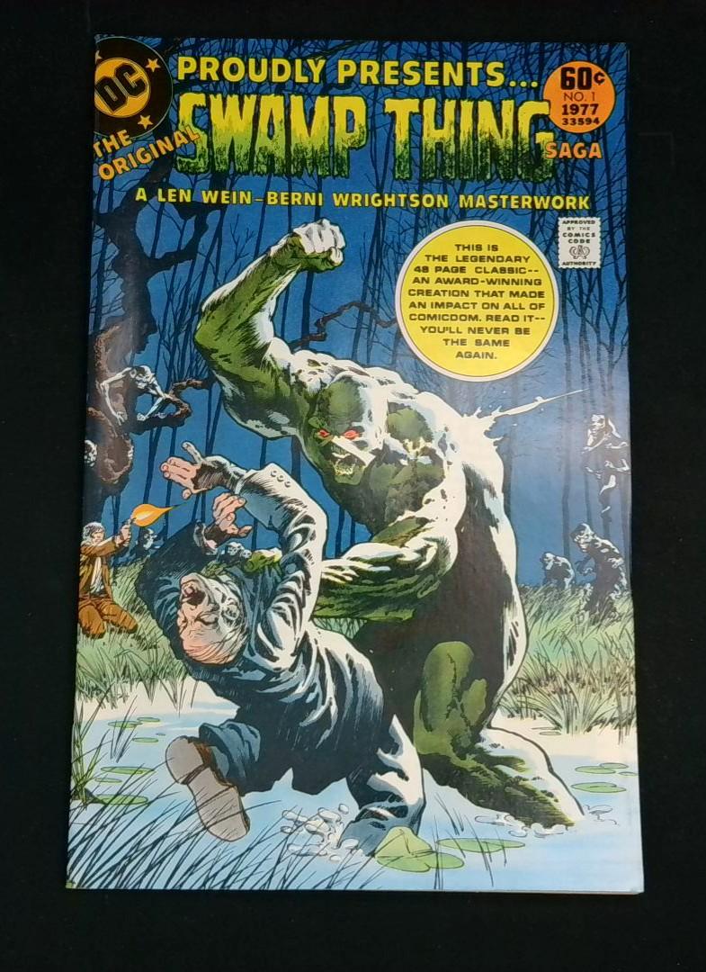 The Original Swamp Thing Saga, #1, VF+ DC, 1977
