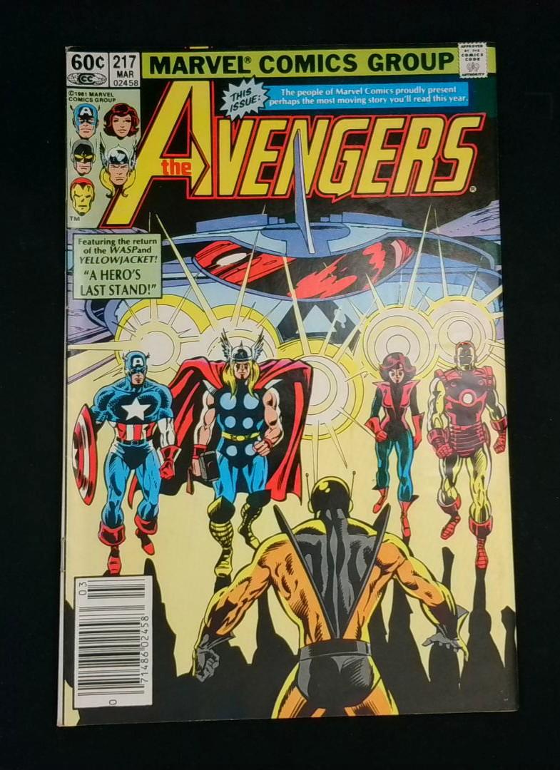 Avengers #217, Newsstand, Marvel, 1982