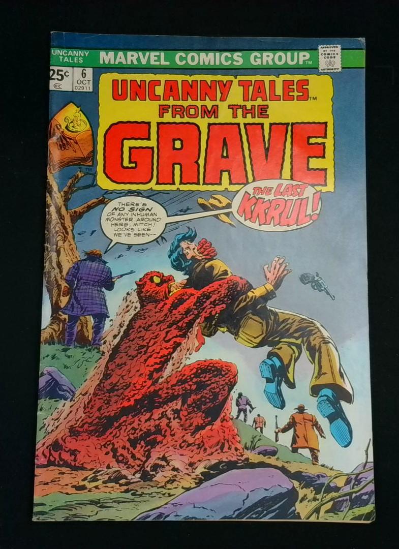 Uncanny Tales From the Grave #6, VG+ Marvel, 1975