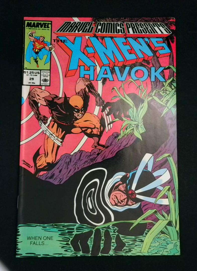 Marvel Comics Presents #29 vf+ X-Men Havok Wolverine, Marvel, 1989