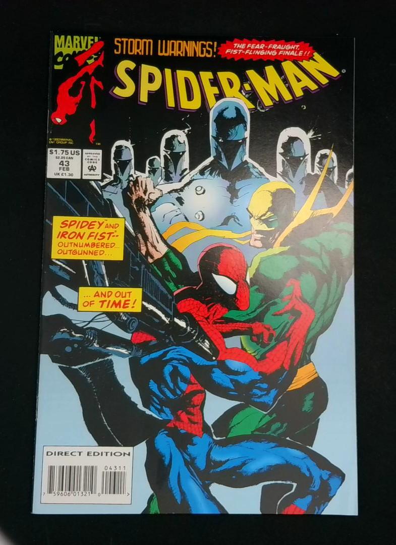 Spider-Man #43, VF+ Jae Lee Iron Fist, Marvel, 1994