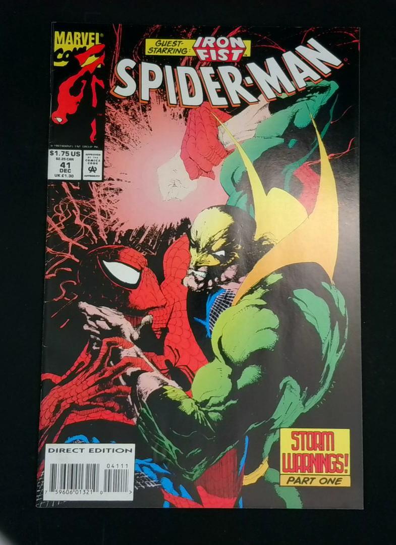 Spider-Man #41, VF+ Iron Fist Marvel, 1993