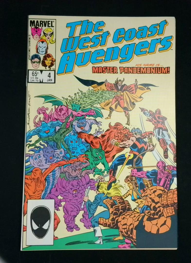West Coast Avengers #4, NM Marvel, 1986