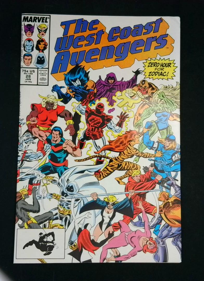 West Coast Avengers #28, VF- Marvel, 1987