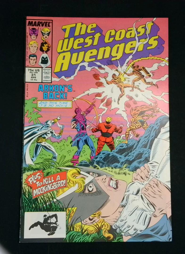 West Coast Avengers #31, VF+ Marvel, 1988