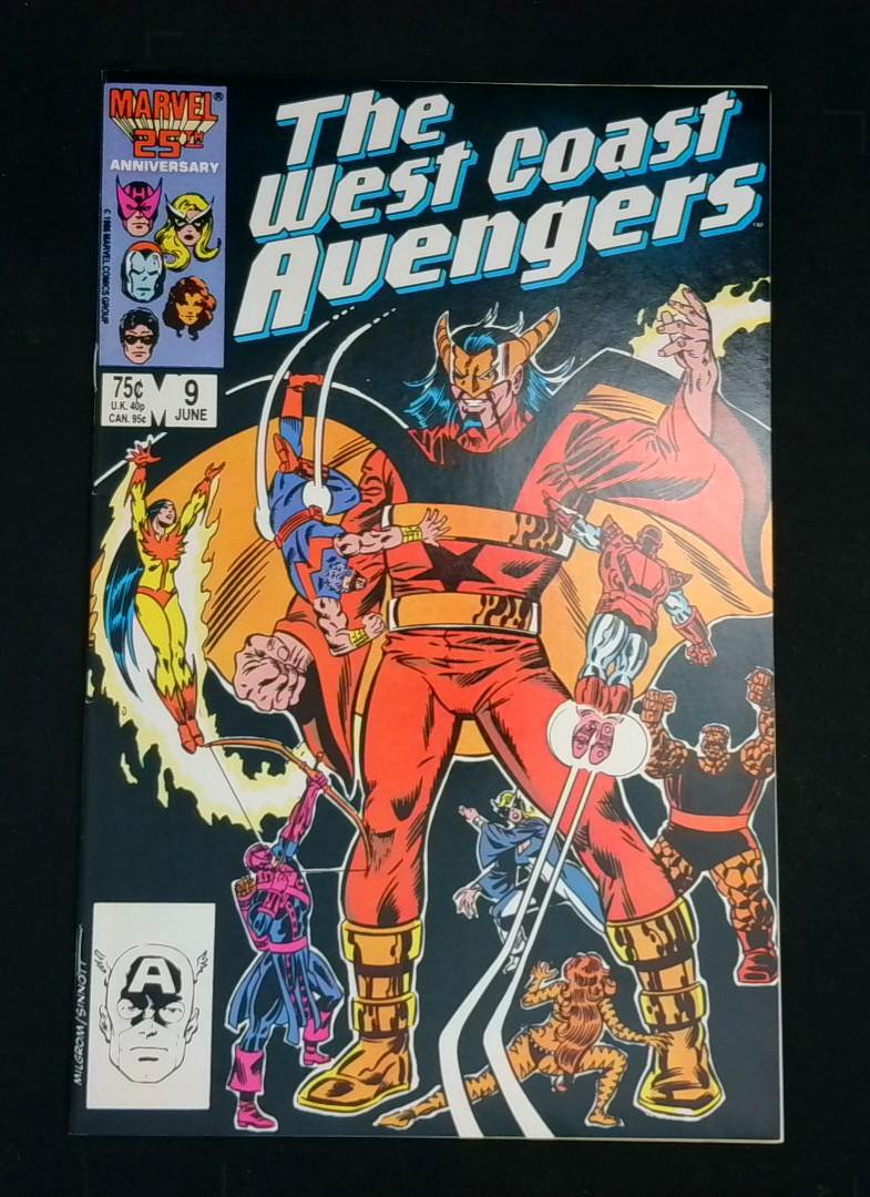 West Coast Avengers #9, VF/NM Marvel, 1986