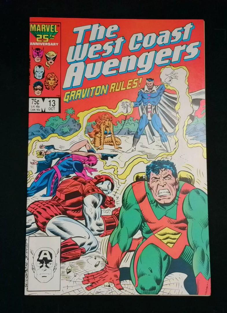 West Coast Avengers #13, NM Marvel, 1986