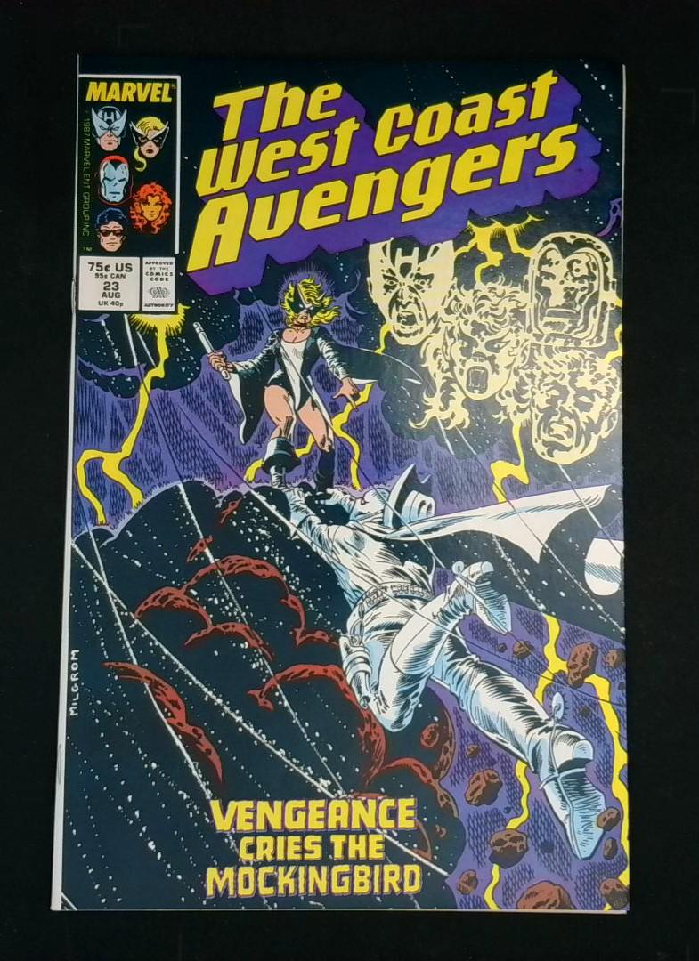 West Coast Avengers #23, VF+ Marvel, 1987