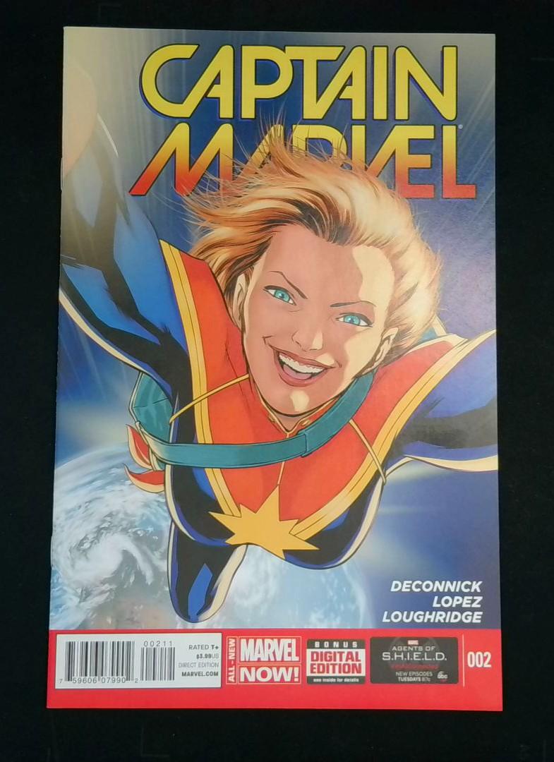 Captain Marvel #2, NM- Marvel, 2014